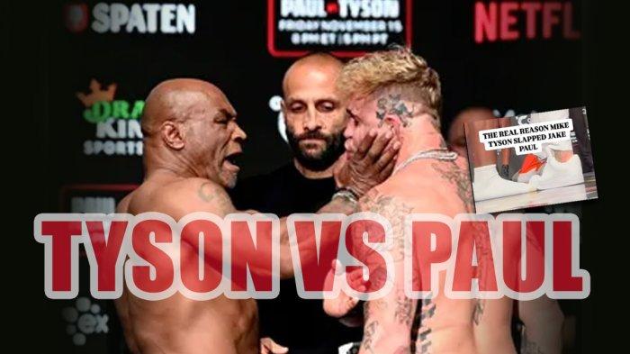 Jake paul vs Mike Tyson pertandingan